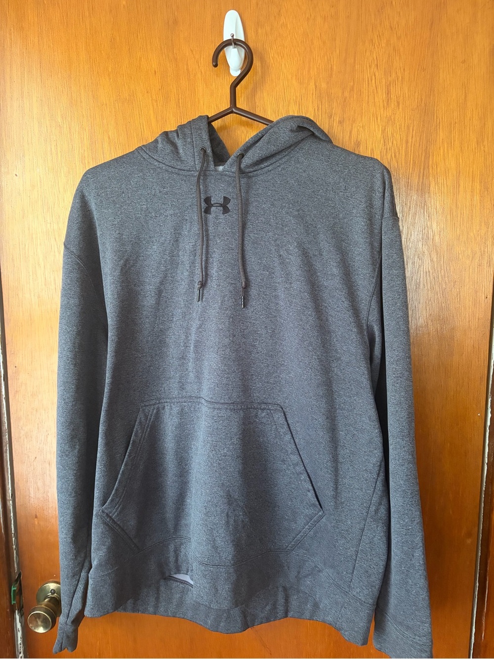Under Armour Dark Heather Gray Men's Pullover Hoodie